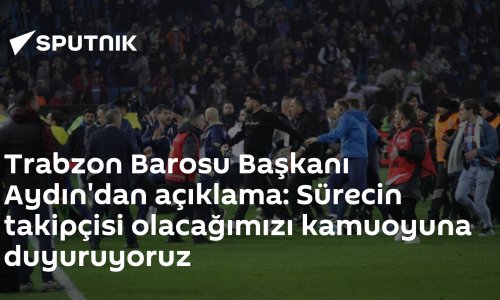 'Trabzonspor camiasını sorumlu olarak göstermeye yönelik eylem ve söylemlerin takipçisi olacağız'
